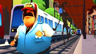 Siren Head vs Subway Surfers vs Inspector