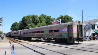 Rare: MBTA Train on the Hanover Branch - Abington, MA