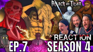 TITAN WARFARE!!!! Attack On Titan REACTION!!!! | 4x7 | "Assault"