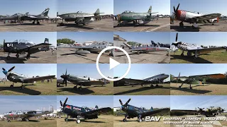 Air Legend 2023 - Jetfighter and Warbird line up - static display at Melun-Villaroche Airfield