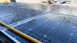 MG Solar Waterproof carport structure test