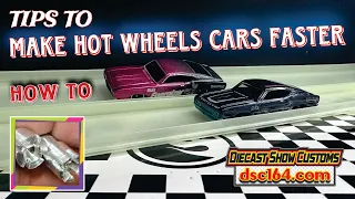 Tips To make Hot Wheels Car Faster Pt 1