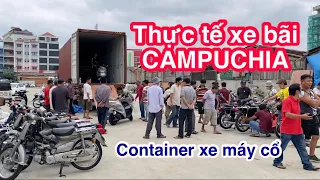 Nhộn nhịp khui thùng XE CỔ NỘI ĐỊA NHẬT BẢN - Honda In Cambodia