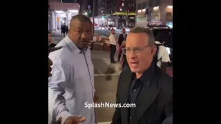 TOM HANKS shouts at aggressive Fan for knocking down his wife 😲