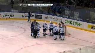 Barys @ Sibir 09/15/2014 Highlights / Сибирь - Барыс 4:1