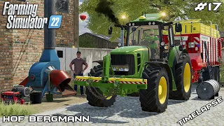 Turning GRASS into HAY in HAY DRAYER | Hof Bergmann | Farming Simulator 22 | Episode 17