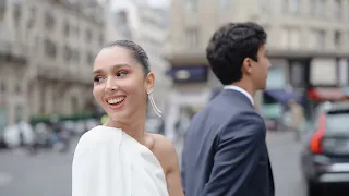 Modern Parisian wedding
