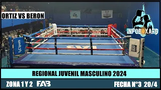 TOBIAS ORTIZ VS MATIAS BERON, CATEGORIA 56KG (FINAL), REGIONAL JUVENIL MASCULINO FAB, FECHA 3.