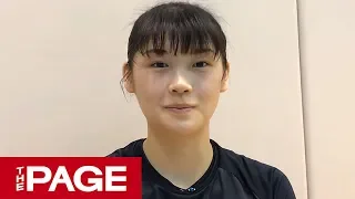 2019年バレーW杯直前　日本代表 　黒後愛選手「しつこいディフェンスを」