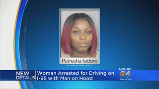 Woman Driving Car With Man On Hood Arrested