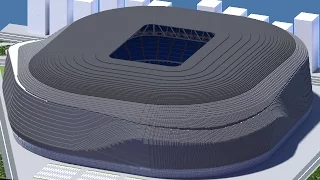 Minecraft - MEGABUILD - New Santiago Bernabéu (Real Madrid Proposed) [Official] + DOWNLOAD