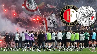 Laatste training vóór de Klassieker Feyenoord - AJAX op Sportcomplex de Toekomst! zat 6 april 2024!