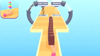 POPSICLE STACK game MAX BEST LEVEL 🌈💕👩🏻‍🦰 Gameplay All Levels Walkthrough iOS Android New Game 3D