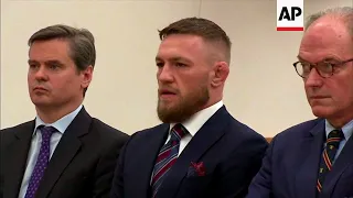 Conor McGregor pleads guilty, thanks judge, DA