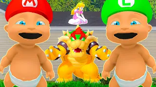 Baby Mario And Luigi Save Peaches!