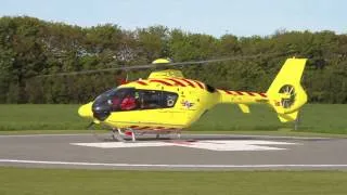 EC 135 Medical Helicopter Take-off