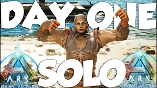 Starting SOLO DAY 1 ON ASA Smalltribes!!! - ARK: Survival Ascended PvP