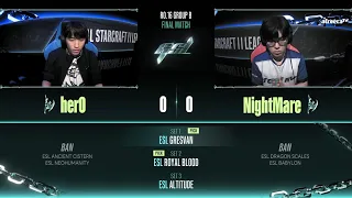 [2023 GSL S2] Ro.16 Group B Match5 NightMare vs herO