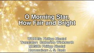 O Morning Star, How Fair and Bright (UMH 247)