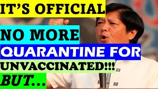STARTING NOVEMBER 2022! NEW PHILIPPINE TRAVEL RULES FOR UNVACCINATED PASSENGERS