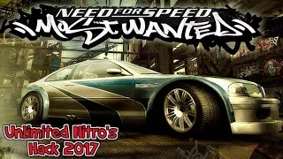 Need For Speed Most Wanted Unlimited Nitro's Cheat | 100% Working Trick 2017