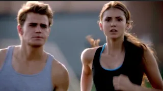 Stefan and Elena jogs together |The vampire diaries Season3 Episode 6