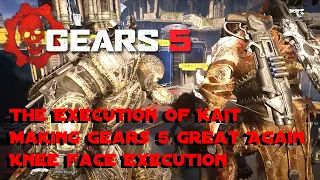 Making Gears 5 Great Again with The Execution of Kait by Raam  Knee Face Execution Slow-mo Ending