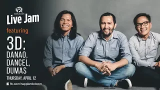 Rappler Live Jam: Ebe Dancel, Johnoy Danao, Bullet Dumas