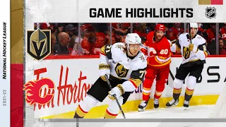 Golden Knights @ Flames 4/14 | NHL Highlights 2022