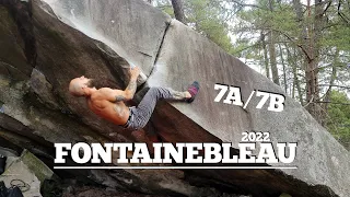 Fontainebleau Bouldering 2022 | 7a/7b