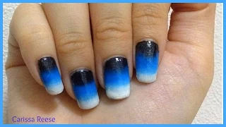 How I do easy ombre gradient nail art for beginners! (explained step by step)