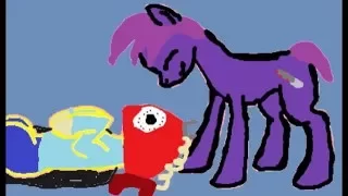 Purple guy and PG MLP