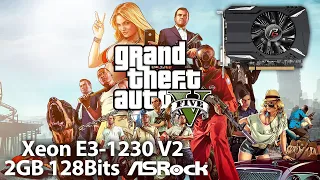 GTA V Xeon E3 1230 V2 + RX 550 2gb Test