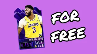 HOW TO GET ANTHONY DAVIS FOR FREE! (2k Mobile)
