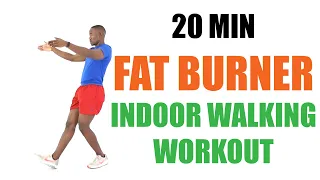 20 Minute FAT BURNER Indoor Walking Workout for Fat Loss/ Walk at Home