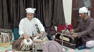 Tabla solo ojas adhiya Ji | bicholkar siddhesh bhai on Harmonium
