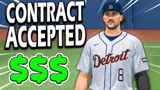 I SIGNED A NEW CONTRACT! MLB The Show 24 | Road To The Show Gameplay 25