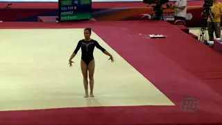 MENDEZ Ana Karina (PER) - 2018 Artistic Worlds, Doha (QAT) - Qualifications Floor Exercise