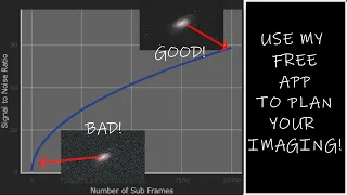 How much exposure time do I need? Use my free SNR app!