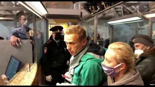 Navalny Arrested On Arrival At Moscow Airport