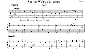 Spring Waltz Variations, Op. 11