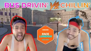 Driving the Zwift BUS vs. Chill Chill CHILLIN' // Race London Stage 3