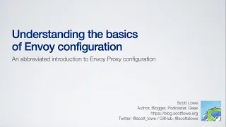 Understanding the Basics of Envoy Configuration