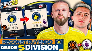 I REBUILD the WORST of the 5 DIVISION FIFA 23 LITE Career Mode!!
