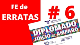 CRÍTICA 06 al Diplomado "Juicio de Amparo", 2021. Sesión 2 del Módulo III. 4 de marzo de 2021.