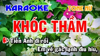 Karaoke Khóc Thầm |  Tone Nữ |  Ngọc Ánh Karaoke