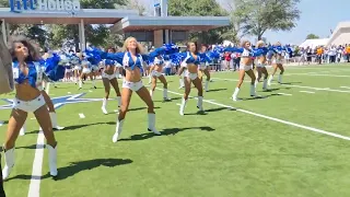 Dallas Cowboys cheerleaders Miller lite House pregame view from the North 8/12/23