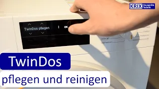 Miele TwinDos spülen, reinigen und pflegen - TwinDos Care und Leerbehälter