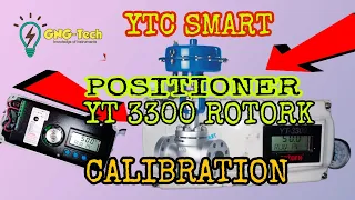 YT 3300 ROTORK YTC SMART POSITIONER CALIBRATION in HINDI