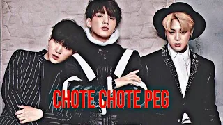 Chote Chote Peg song Movie of 'Sonu ke Titu ki Sweety' ft. YOONMINKOOK|| special one taehyung